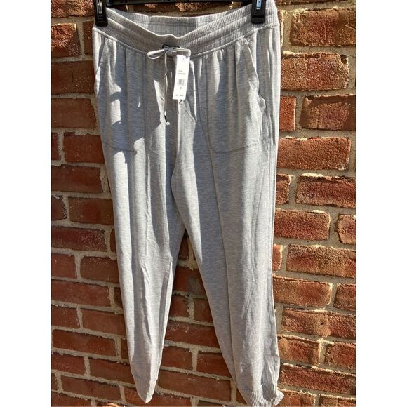 Splendid $88 Women's Heather Elastic Drawstring Jogger Sweatpants Gray Medium NW - Picture 3 of 6